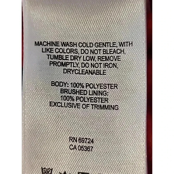 Columbia Red Fleece Zippered Jacket Front Pockets Ladies Size XL Excellent Condi - Picture 7 of 7